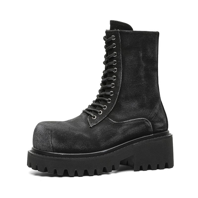 Martin boots thick-soled old British style men's boots locomotive boots casual 23395-J