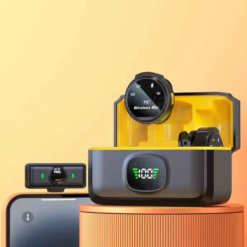 2.4 GHZ J6 Dual Microfone Sem Fio Para Celular Micro Sans Fil Lapel Mini Lavalier Mic Wireless Microphone for Mobile Cell Phone