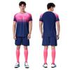 Unisex Soccer Uniform Set Adult Kids Short Sleeve Training Uniform Jersey Diy