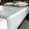 Summer Breathable Ice Silk Touch Ice Vine Cooling Mat Three Piece Set Bed Mat/sheet Style - Elegant and Grey