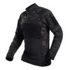 Taktisches Camouflage Langarmshirt Outdoor Wandern Camping Schießsport Atmungsaktiv Langlebig Militärstil