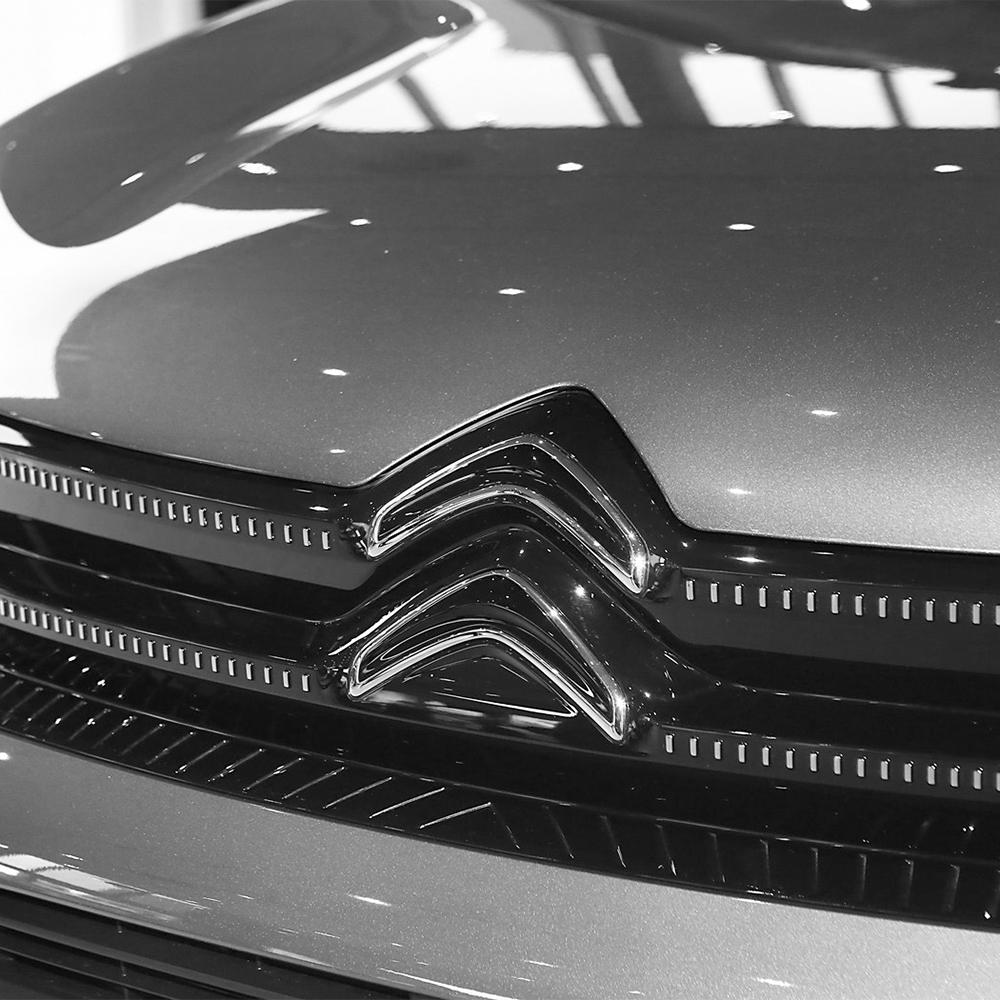 ASY1 Car Front Grille Badge Sticker Car Body Trunk Decoration Sticker For Citroen C1 C2 C4L VTS C-ELYSEE C5X C3 Aircross C4 Picasso