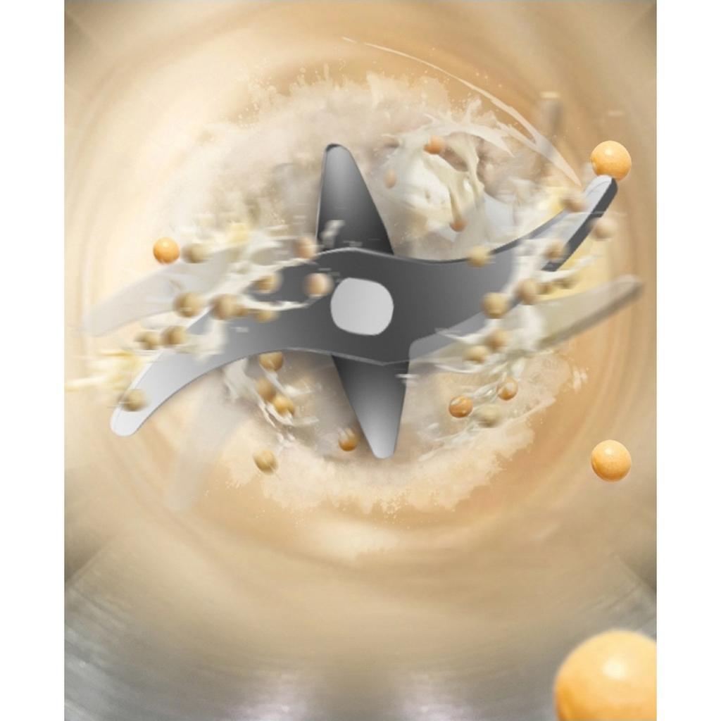 מכונת חלב סויה ניידת 350 מ"ל עם מסחטה, בלנדר ומתג בטיחות