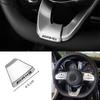 GOX3 Car Emblem Steering Wheel Sticker Decoration For Mercedes Benz AMG Smart Maybach W204 GLC CLA W205 W203 Interior Mouldings GE538