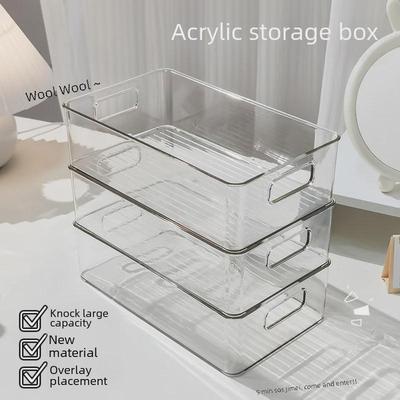 Transparente Acryl-Aufbewahrungsbox mit Schublade für Kosmetika und Snacks