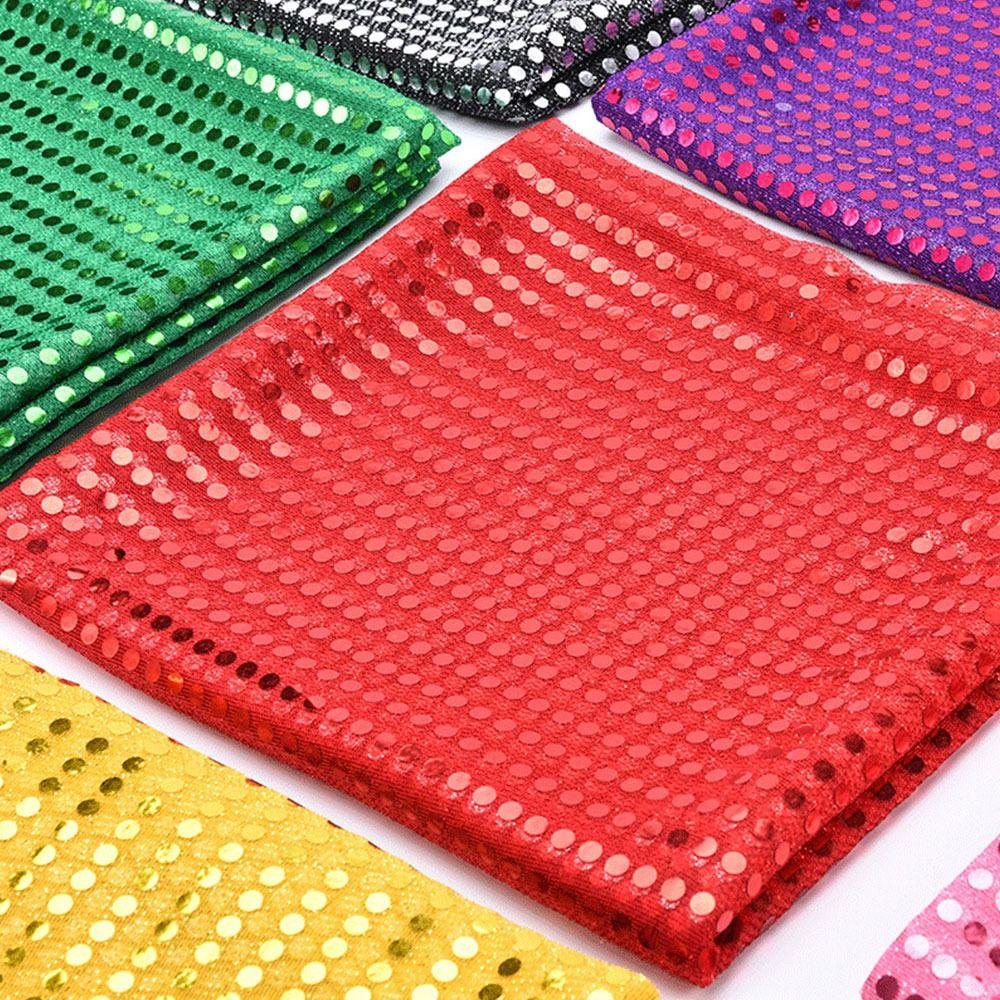 DIY Sequin Fabric Shiny Sequins Sequin Cloth Fashion Glitter Cloth Wedding
