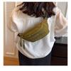 Unisex Canvas Crossbody Bag Able Compact With Multiple Convenient Compartments Suitable For School And Casual Outings