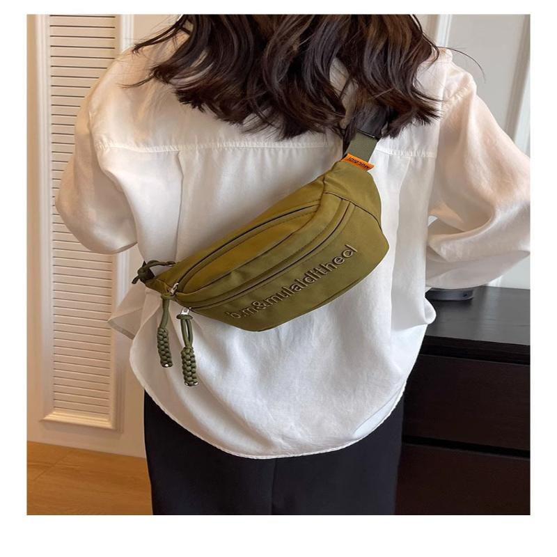 Unisex Canvas Crossbody Bag Able Compact With Multiple Convenient Compartments Suitable For School And Casual Outings