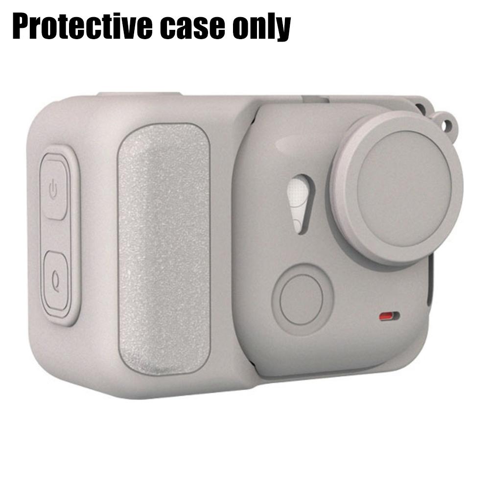 Silicone Protective Case For Insta360 GO Ultra Shockproof Skin Cover With Lens Cap Anti-lossing Rope For Insta360 GO Ultra Camer