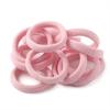 Solid Colors Seamless No Crease 4cm Hair Tie Elastic Nylon Ponytail Holders Fabric Hair Ropes Accessories for Toddlers Women
