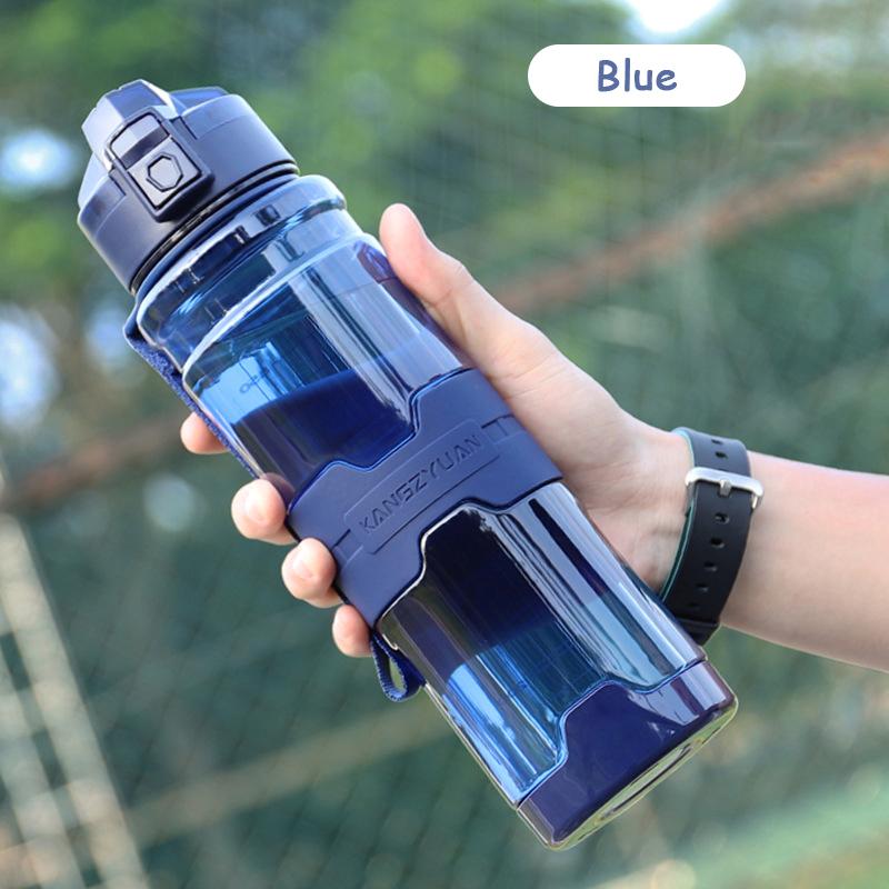 

1000/700 мл спортивная бутылка для воды, большая емкость, бутылка для напитков для занятий спортом на открытом воздухе, путешествий, портативная герметичная пластиковая чашка, посуда для напитков 700ml