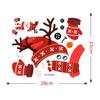 Christmas Stickers Children Cartoon Snowman Refrigerator PVC Window Glass Graffiti Wall Self-adhesive KTY