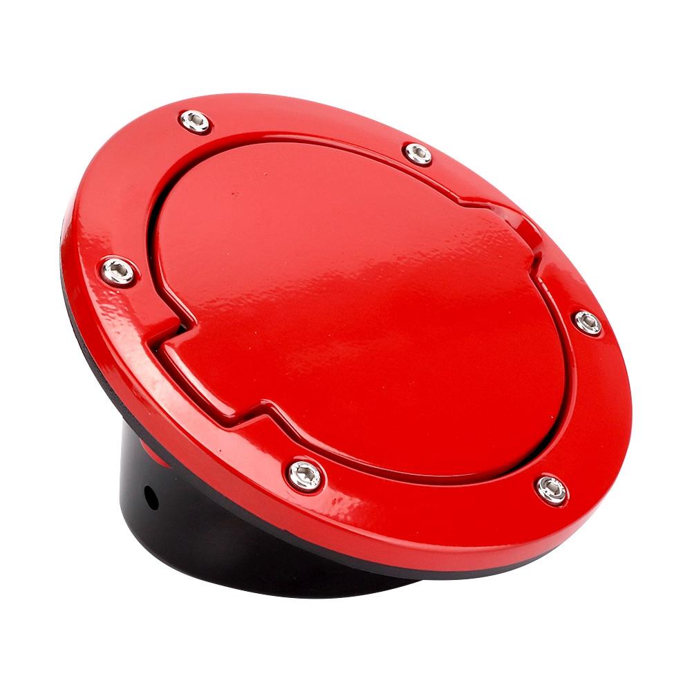 

Aluminum Alloy Fuel Tank Cover Gas Cap Fit for Jeep Wrangler JK 4 Doors 2007 2016Red красный
