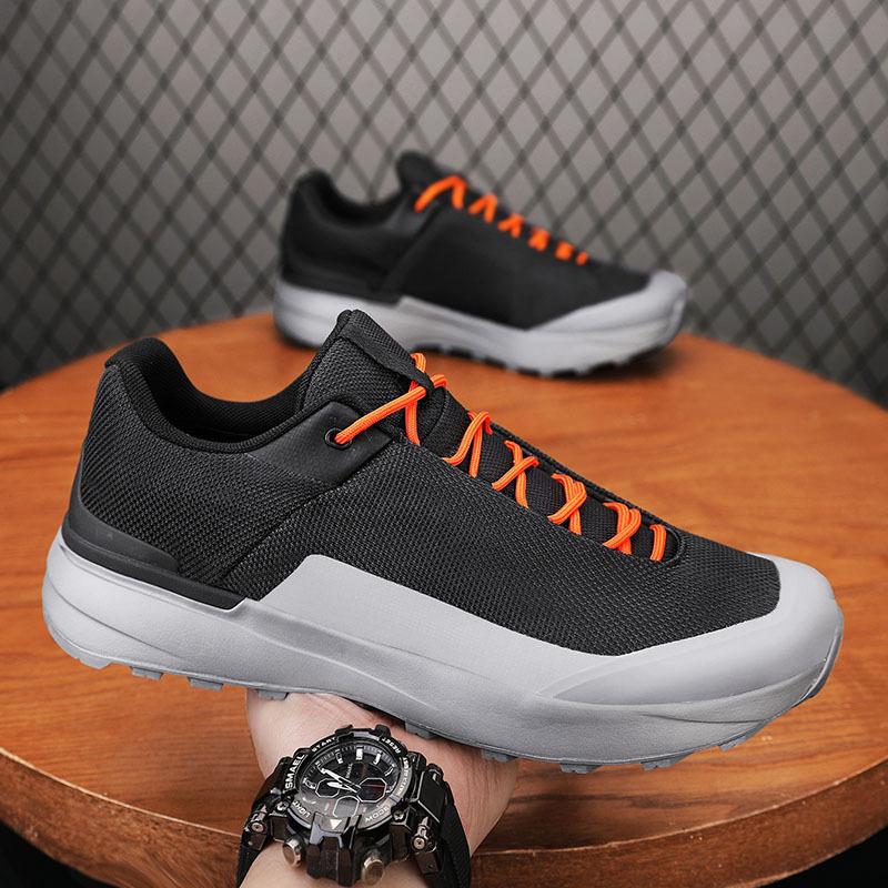 Men's Shoes Summer Breathable Outdoor Sports Hiking Shoes Trend Versatile Fashion Men's Shoes Non-slip Versatile Platform Shoes