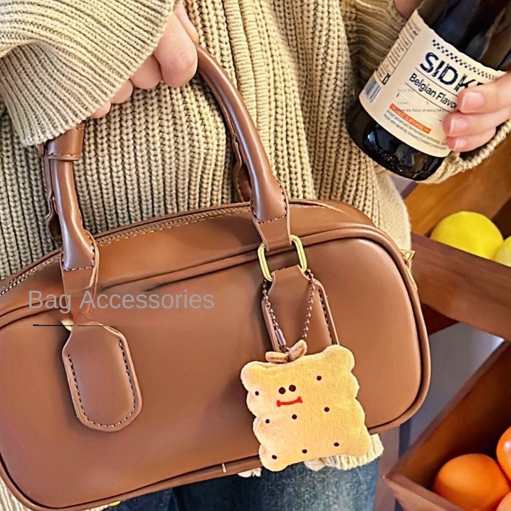 Food Shape Capybala Plush Keychain Capybala Plush Doll Keyring Schoolbag Decoration