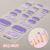 3D Waterproof Semi Cured UV Gel Toe Stickers for Nail Art-Luxurious Style Easy Apply