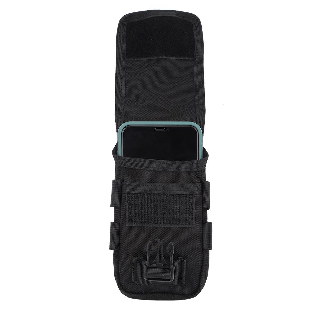 LB-14 1000D Polyester Double Layer Outdoor Hanging Mobile Phone Bag Tactics Multifunction   Waist Pack