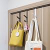 Punch Free Door Back Hook Stainless Steel Clothes Hanger New Door Back Storage Rack