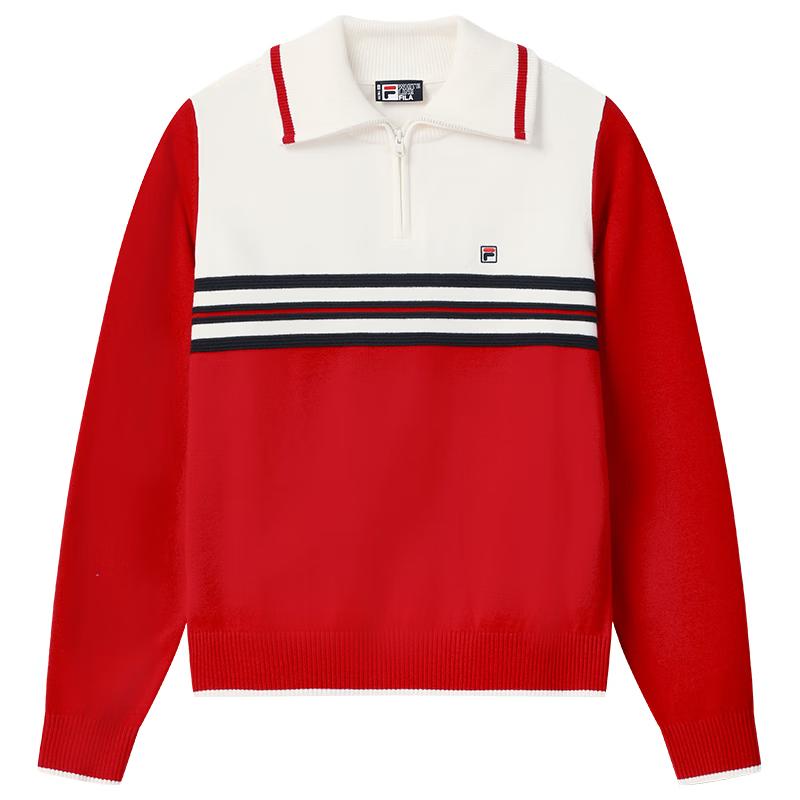 Fila Women's Colorblock Lapel Sweater