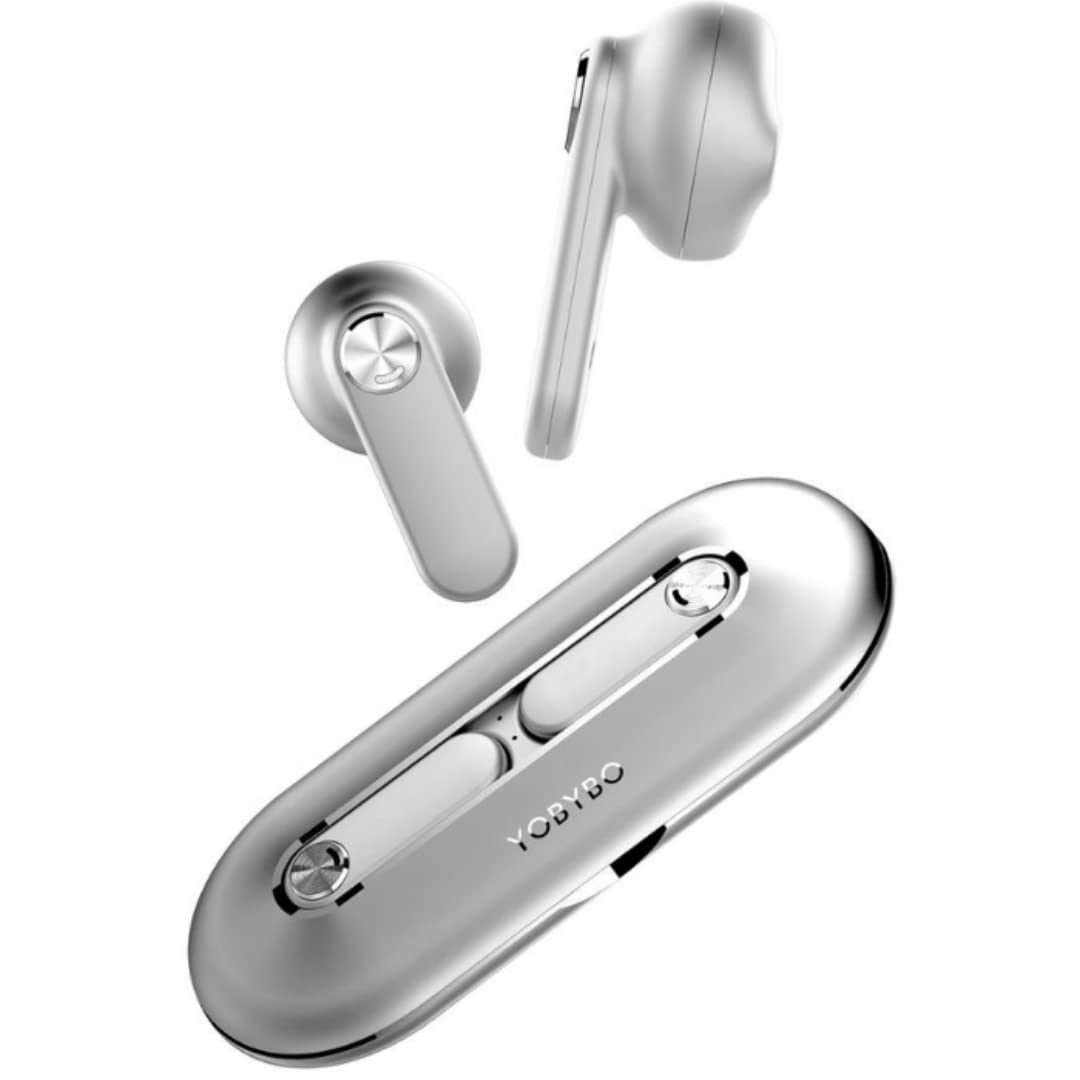 

YOBYBO CARD20 PRO Bluetooth 5.2 Noise Cancelling (ENC) Wireless Earphones for iPhone, True Wireless, In-Ear Design, No Ear Pain