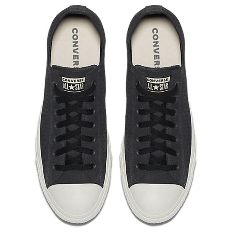 Converse Chuck Taylor All Star Comfortable Versatile Non-Slip Durable Low-Top Skate Shoes Unisex Sneaker Black 160464C