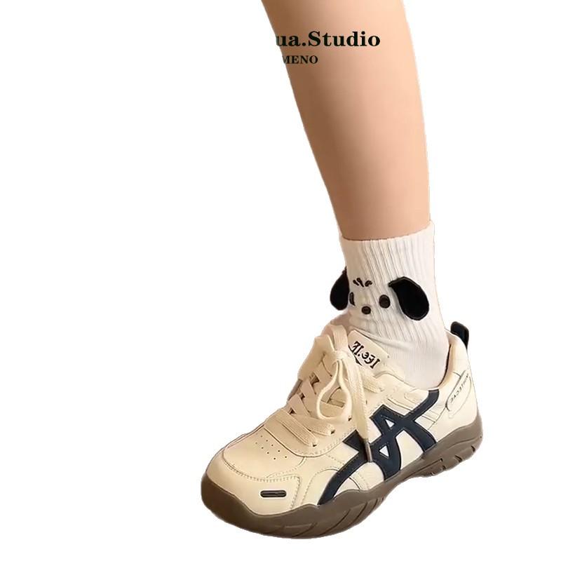 thick-soled Forrest Gander training shoes women's 5 new autumn versatile retro casual shoes soft-soled dad shoes