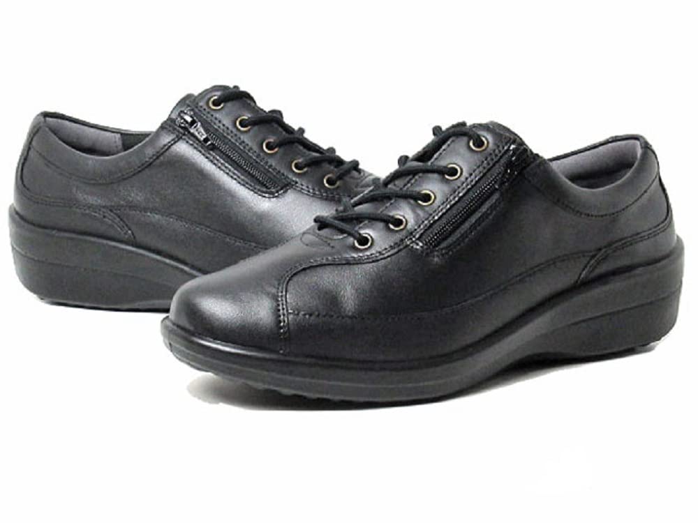 Achilles Sorbo Women s Genuine Leather Walking Shoes Wide Fit Easy to Walk in Zipper Size 4E Black ASC 5470 220 cm 4E 10360₽
