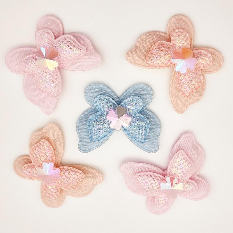 Butterfly Double Layer DIY Kit: Bags, Shoes, Clothing, Socks, Fabric, Hair Clips, Brooches Accessories