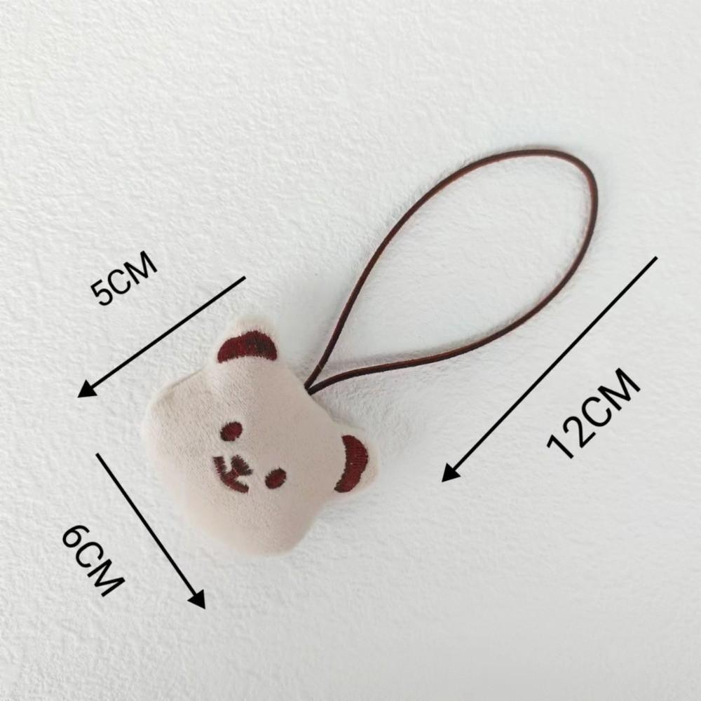 Cloth Material Bag Charms Animal Design Backpack Decoration Phone Lanyard For Girls