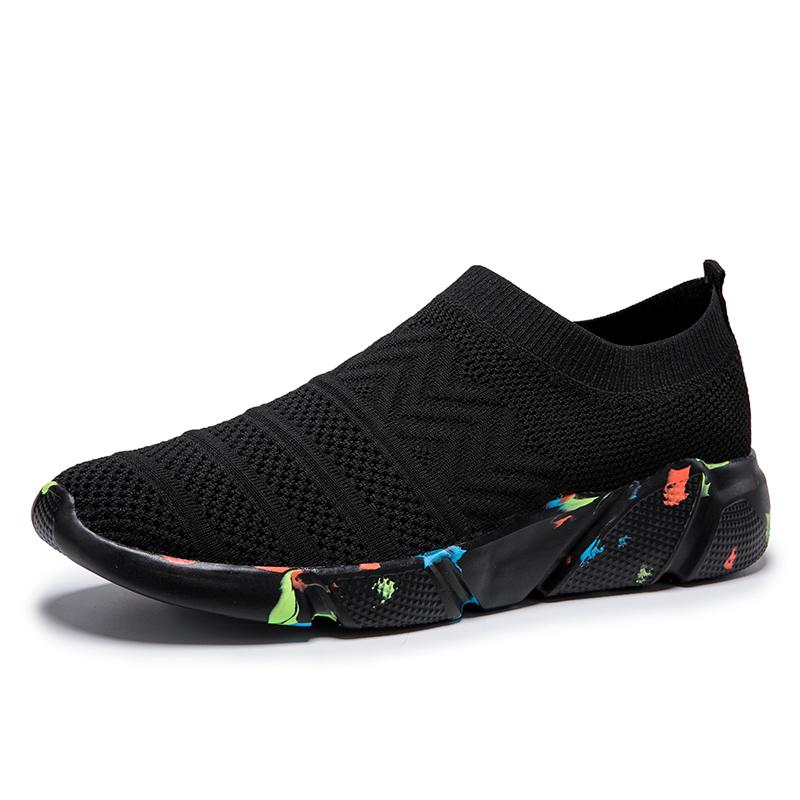 Large Size Couple's Anti Slip Wear-resistant Breathable Fashion Socks Outdoor Sports Shoes Casual Shoes One Foot Push