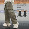 Boys' Casual Versatile Overalls - Spring/Autumn Sports Style Loose Trousers