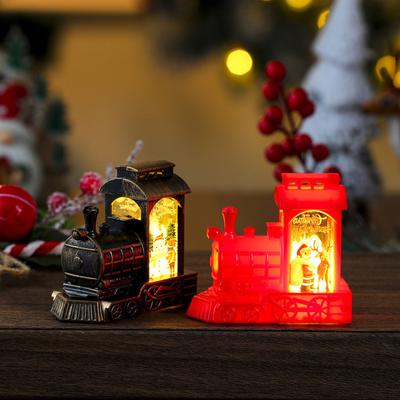 Beleuchteter Vintage-Truck Dekor Weihnachten Schneekugel mit wirbelndem Glitzer Batteriebetrieben LED Wasser Auto Dekoration für Zuhause Feiertagsdekoration