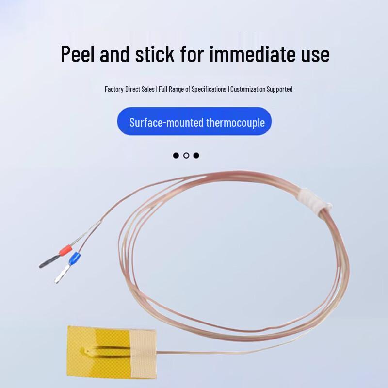 Surface Stick-on K/T-type Thermocouple Temperature Sensor