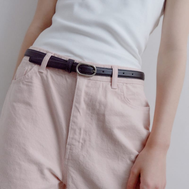 

JILLSTUART [Adjustable length] [25FW] [Benois] Buckle decorated cowhide belt 2 colors JABE5F180BK JABE5F181W2 Brown_JABE5F181W2