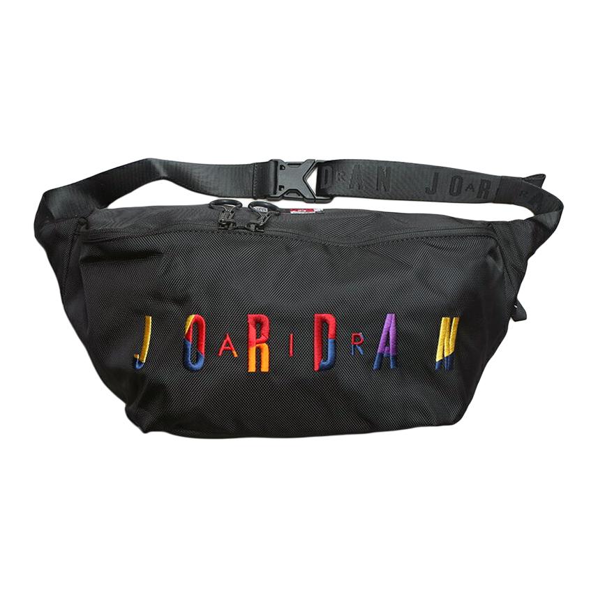 New Jordan Polyester Crossbody Bag, Fanny Pack Regular Unisex Black JD2143028GS-001-03132