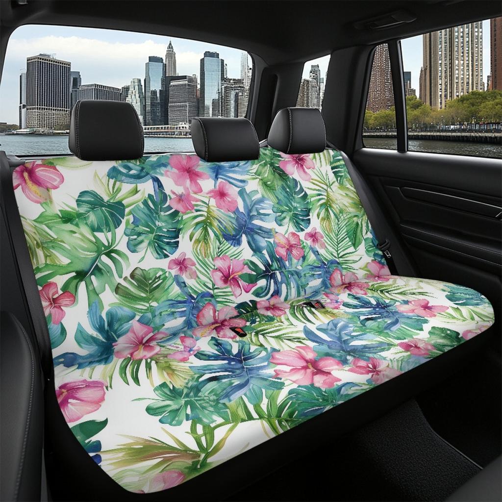 Waterproof Car Seat Covers with Abstract Digital Prints Airbag Compatible Front and Rear Seat Cushions Non-Slip Auto Seat Protectors Full Set