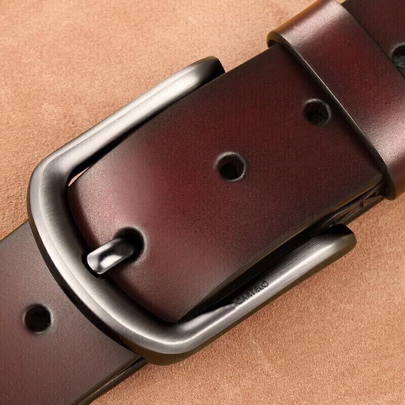 Cartelo Men's Pin Buckle PU Leather Belt