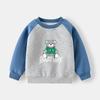 WAPYPY 2025 Boys' Cartoon Sweatshirt and Sweatpants Set - 2-Piece Kids' Outfit