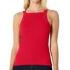 Women’s Ribbed Knit Square Neck Tank Top Sleeveless Fitted Stretchy Casual Basic Shirt for Everyday Wear