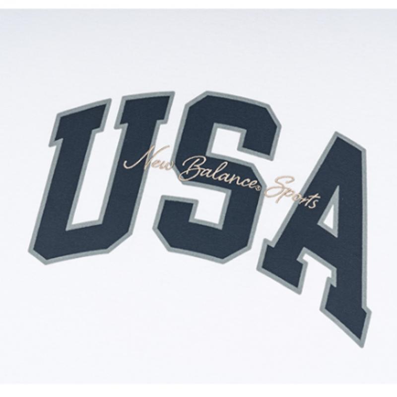 New Balance Uni Usa Classic ShorT Sleeve T shirT Nbnef2a053 10