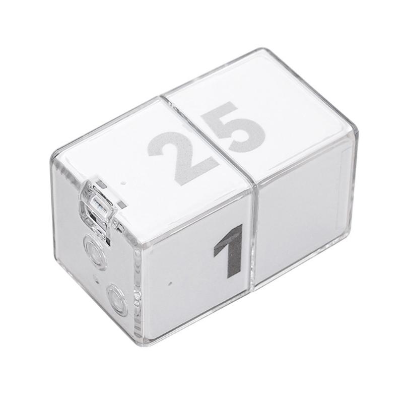 Rechargeable Electronic Timer Cubes Flipping Gravities Sensors 10 Presets Design Adjustment Sound Volumes Time Trackers 1-55 Minutes 1