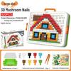 Penguin Icebreaker Balancing Tree Board Game with Face-Changing Rubik's Cube and Hidden Building Blocks - Free Shipping