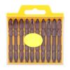 10Pcs Double End   Screwdriver Bit     Alloy Steel Magnetic Hand Tool 65mm