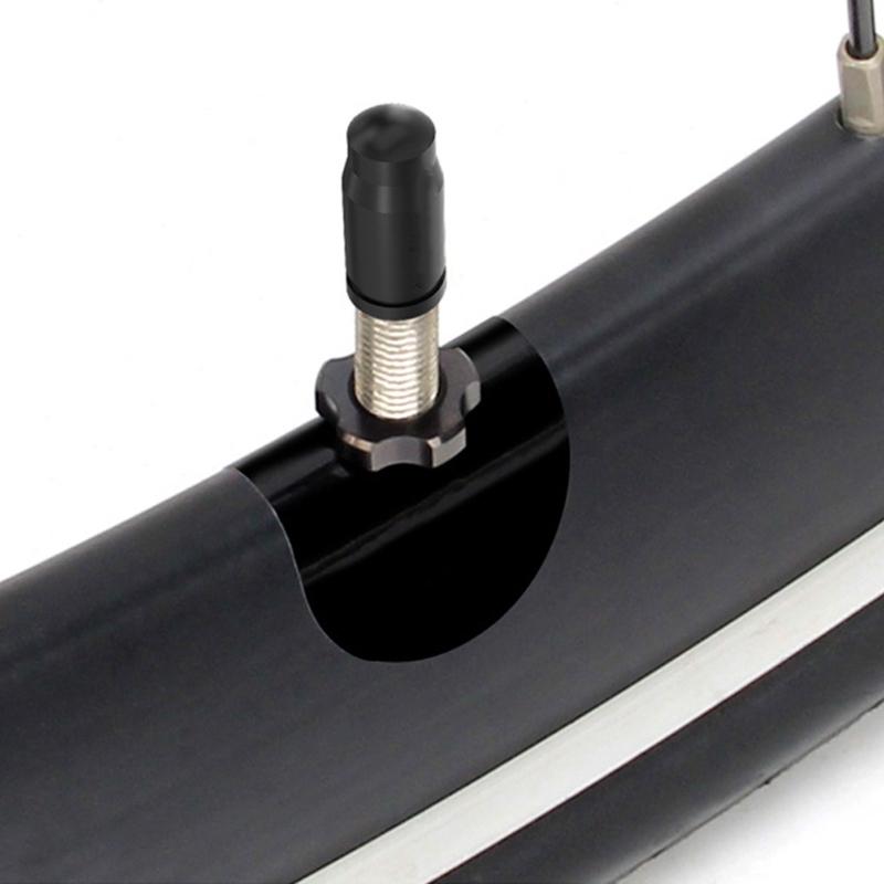 2/5pairs Mountain Bike Tire Valves Sticker Rims Protections Pad Bicycles Tire Air Nozzle Protective Sticker Enduring