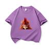 Kids Cotton T Shirt Cute Peeking Chicken Print Crew Neck Short Sleeve Tee Casual Breathable Boys Girls Summer Tops
