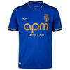 Mizuno AS Monaco Away Football T-Shirt Lightweight Breathable Blue