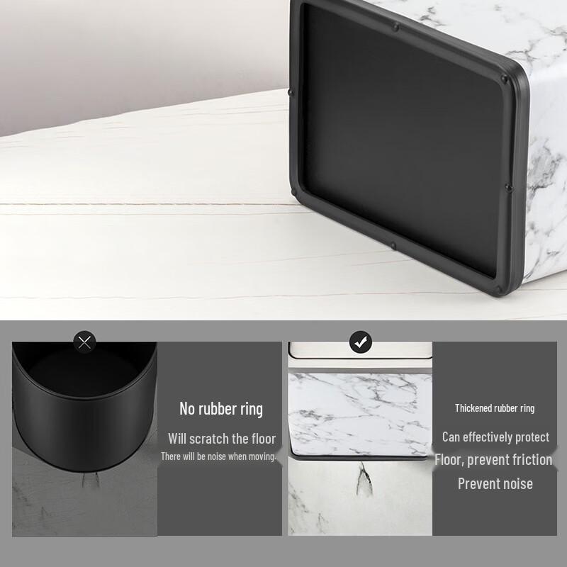 Good Wife Slim Swing-Lid Trash Can