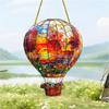Y5JC Hot Air Balloon Sun Catcher Indoor Window Decoration Acrylic Wall Hanging Colored Decors For Home Indoor Outdoor