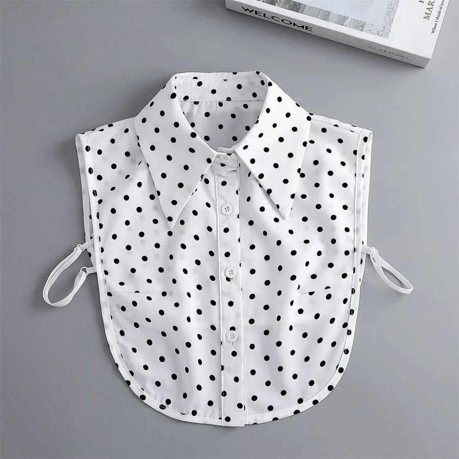 Všestranný odnímatelný ozdobný límec košile pro podzimní/zimní módu