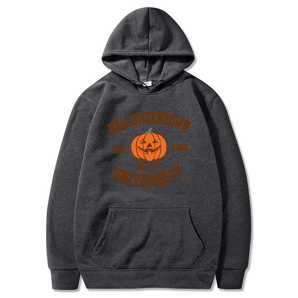 Halloweentown Hoodie Halloweentown Est 1998 Pullover Vintage Halloween Town Fall Sweater Unisex Trendy Halloween Party Hoodies